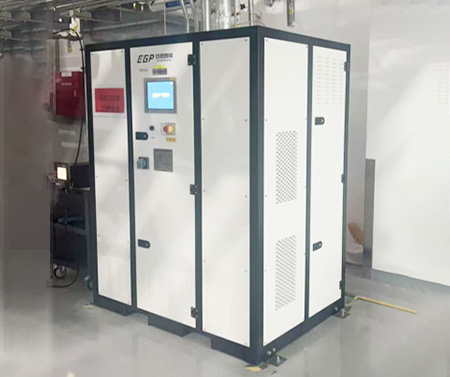 A 100-cmh argon gas purifier for a 12-inch line in Hefei