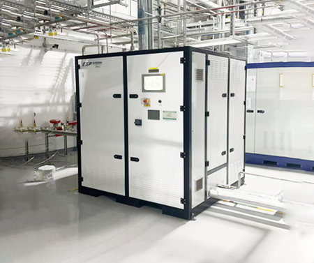 A 100-cmh oxygen purifier for a 12-inch line in Hefei