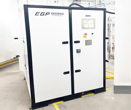 A 30-cmh carbon dioxide purifier for a 12-inch line in Beijing