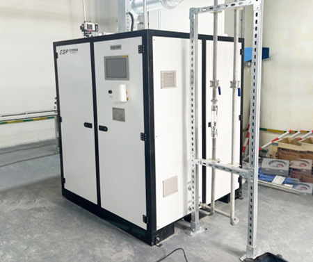 A 60-cmh oxygen purifier for a 12-inch line in Guangdong