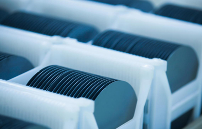 Production of large-sized silicon wafers